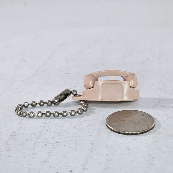 Vintage Tupperware Princess Phone Keychain Beige It's Little It's Lovely - Picture 5 of 8